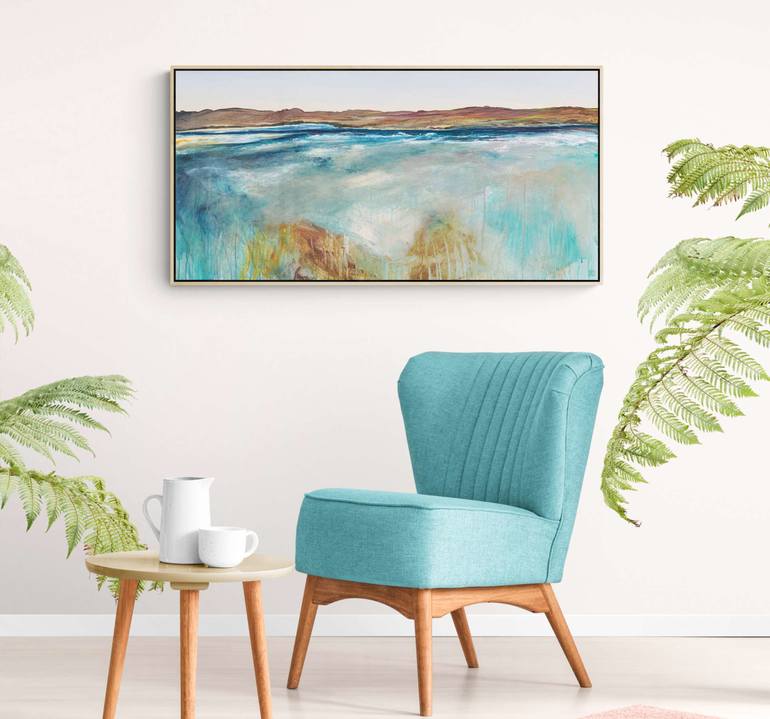 Original Abstract Seascape Painting by Tania Chanter