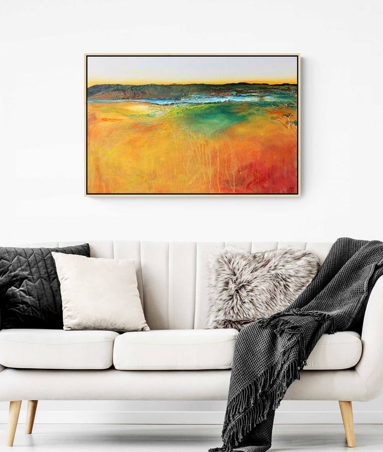 Original Abstract Landscape Painting by Tania Chanter