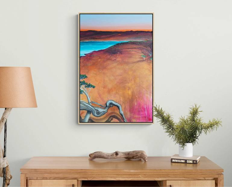 Original Abstract Landscape Painting by Tania Chanter