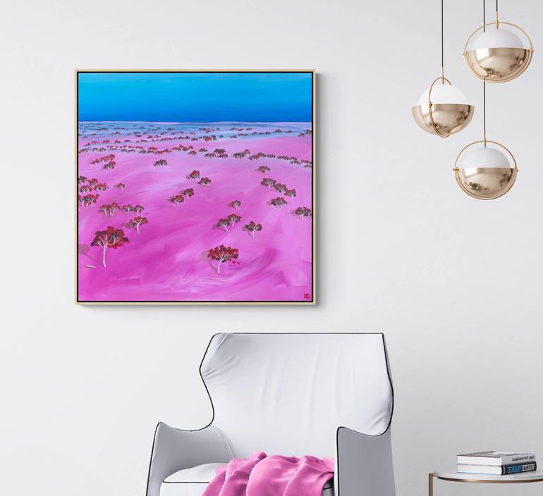 Original Abstract Landscape Painting by Tania Chanter