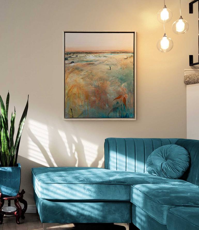 Original Abstract Landscape Painting by Tania Chanter