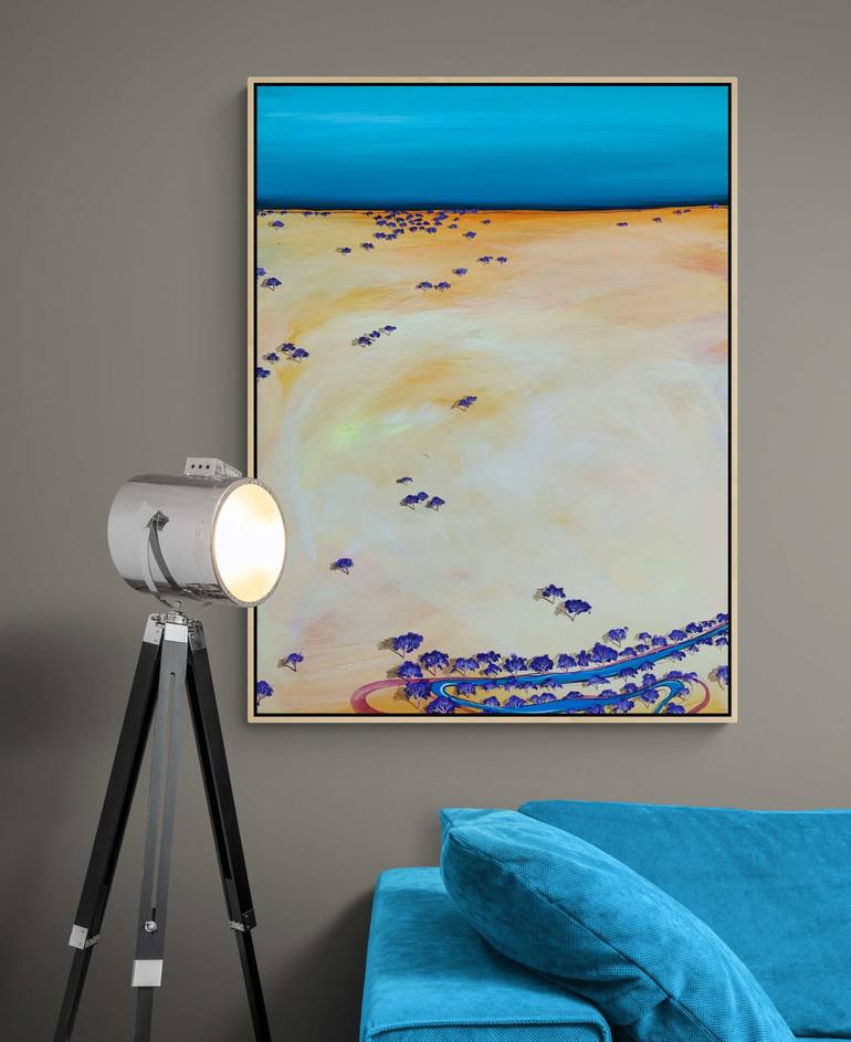 Original Abstract Landscape Painting by Tania Chanter