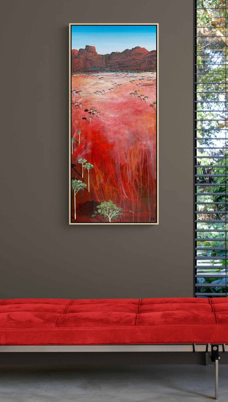 Original Abstract Landscape Painting by Tania Chanter