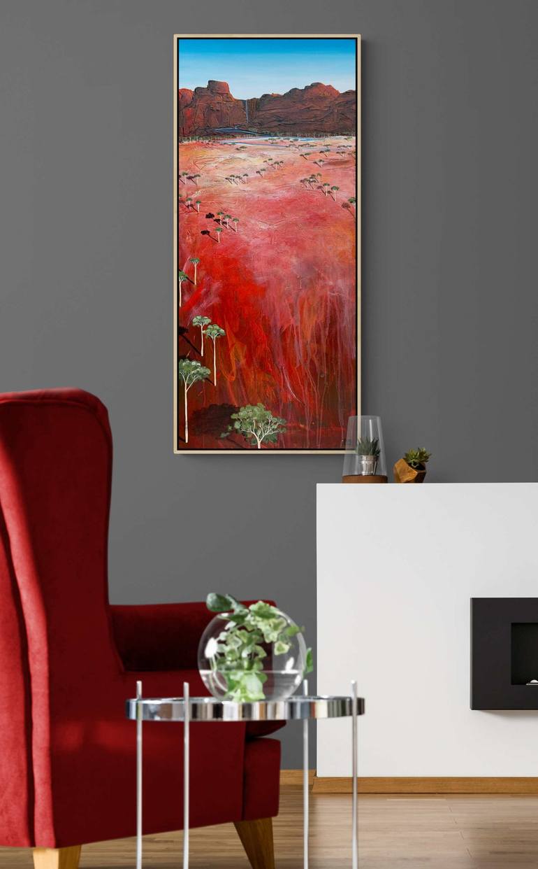 Original Abstract Landscape Painting by Tania Chanter