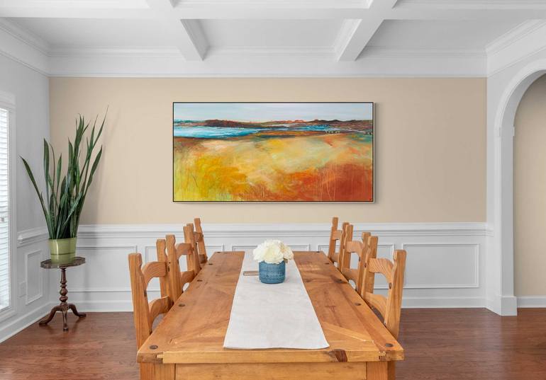 Original Abstract Seascape Painting by Tania Chanter