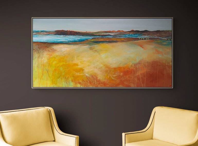 Original Abstract Seascape Painting by Tania Chanter