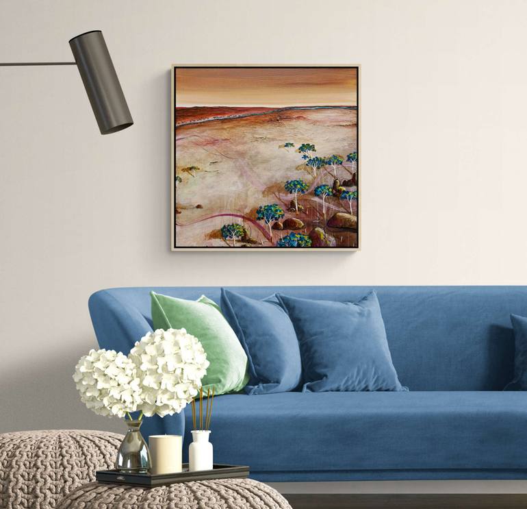 Original Abstract Landscape Painting by Tania Chanter