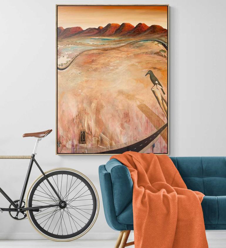 Original Abstract Landscape Painting by Tania Chanter