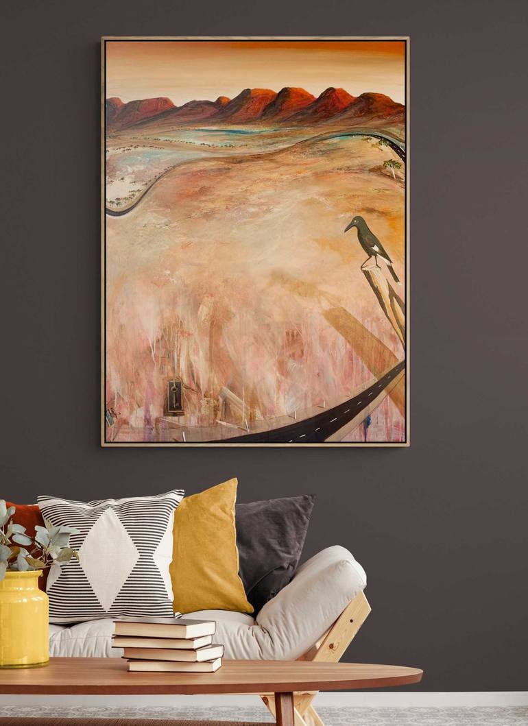 Original Abstract Landscape Painting by Tania Chanter