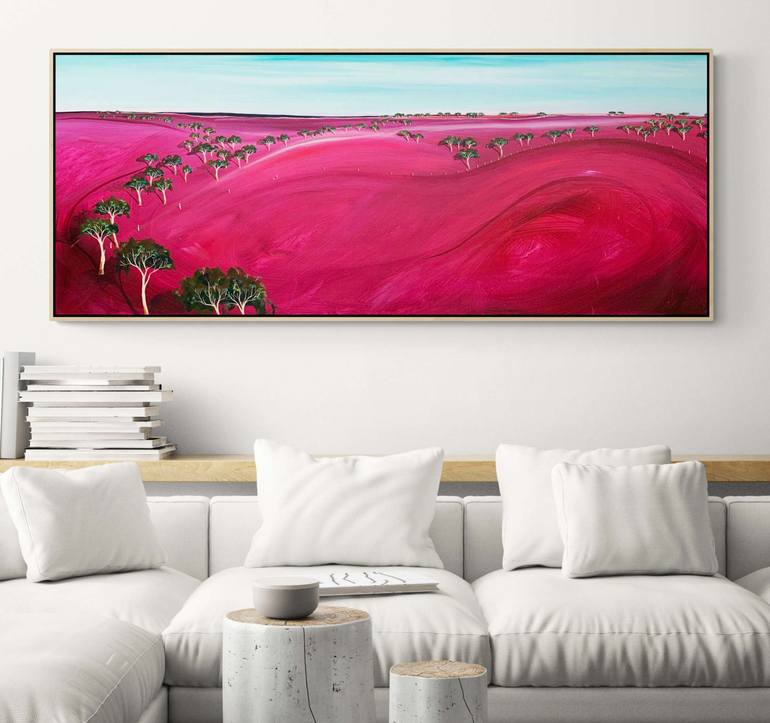 Original Abstract Landscape Painting by Tania Chanter