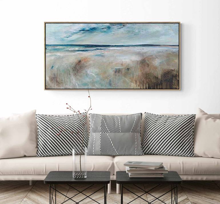 Original Abstract Seascape Painting by Tania Chanter