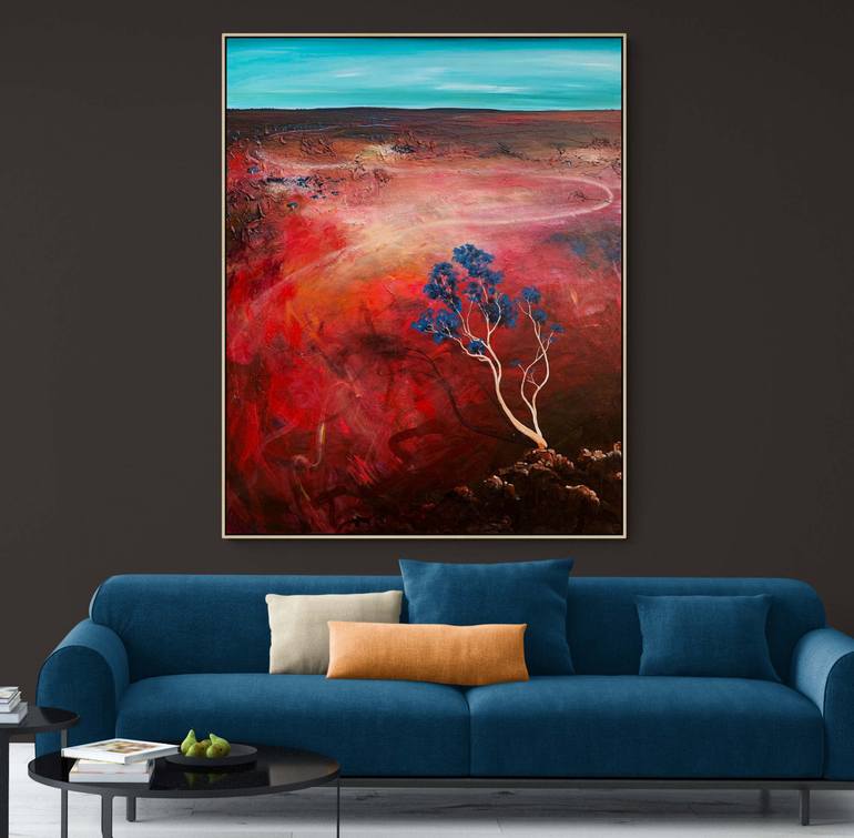 Original Abstract Expressionism Abstract Painting by Tania Chanter