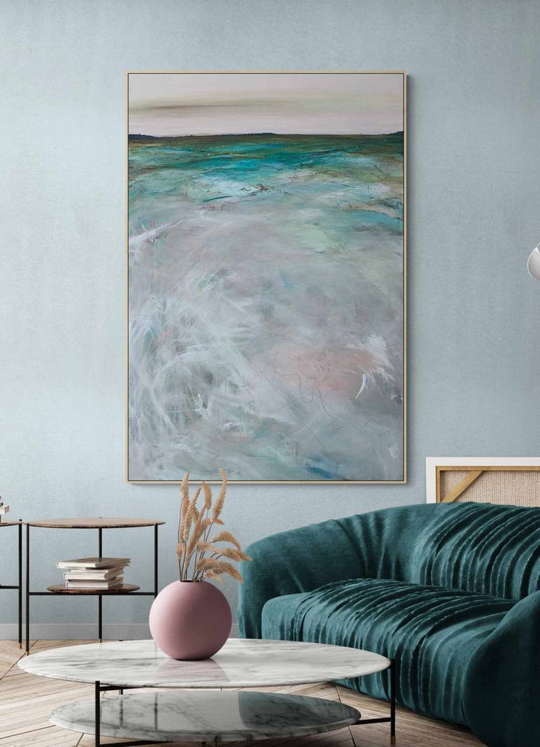 Original Abstract Seascape Painting by Tania Chanter