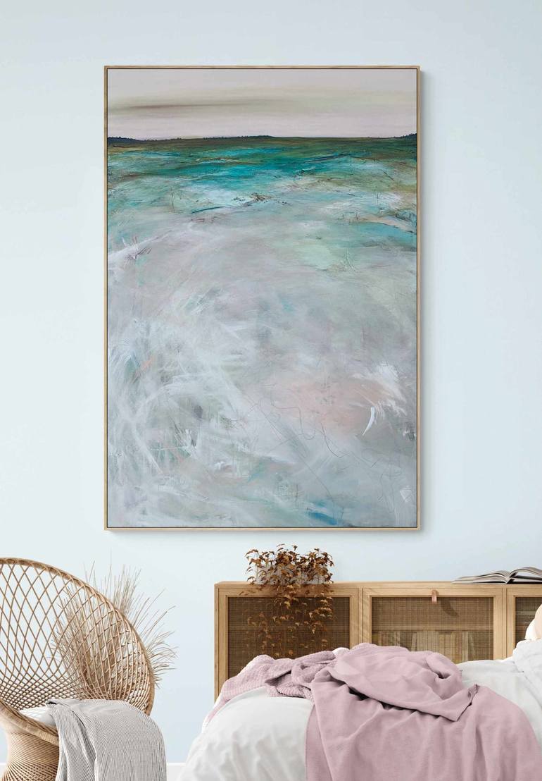 Original Abstract Seascape Painting by Tania Chanter