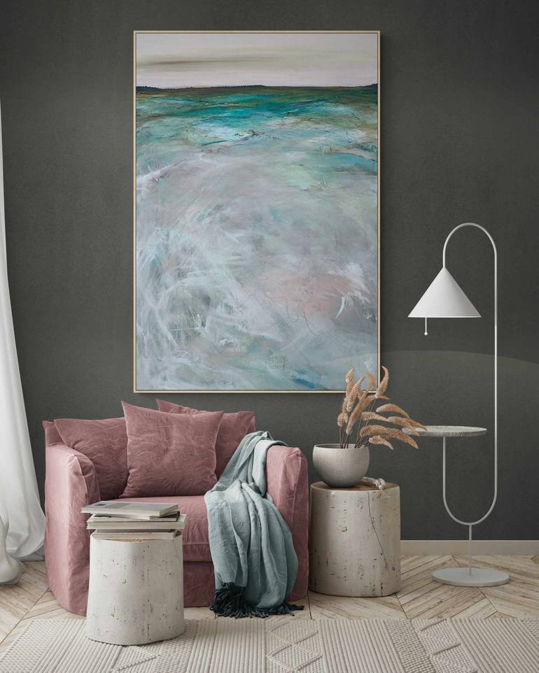 Original Abstract Seascape Painting by Tania Chanter