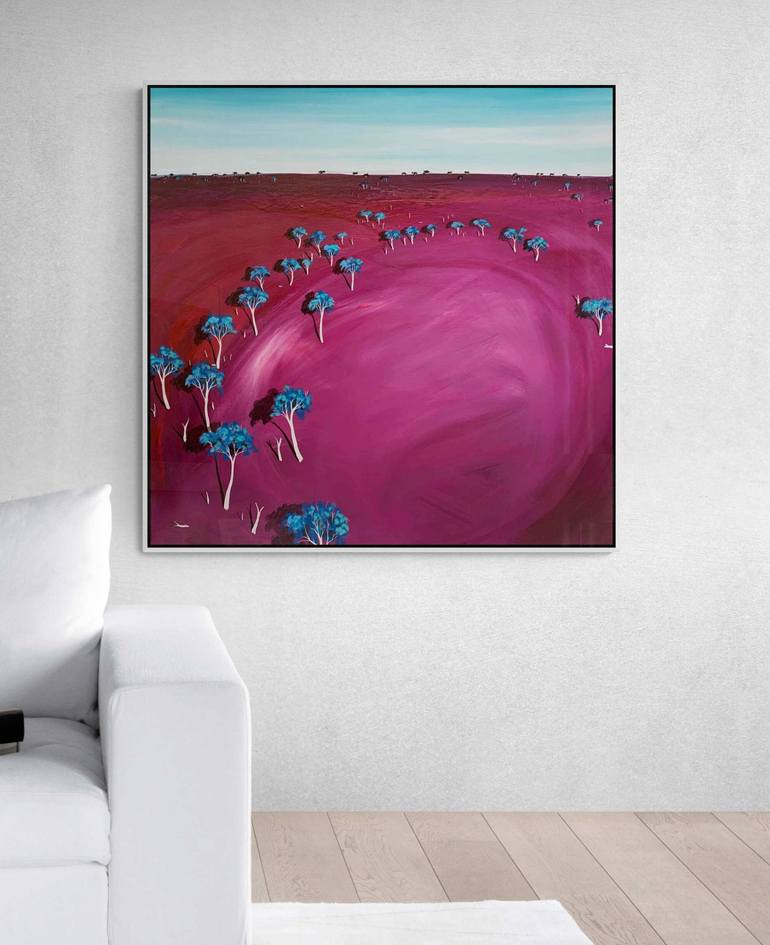 Original Abstract Landscape Painting by Tania Chanter