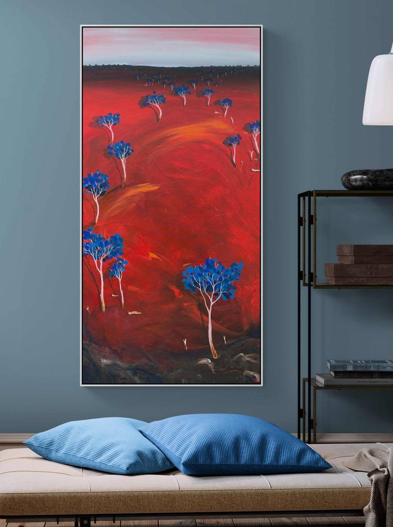 Original Abstract Landscape Painting by Tania Chanter