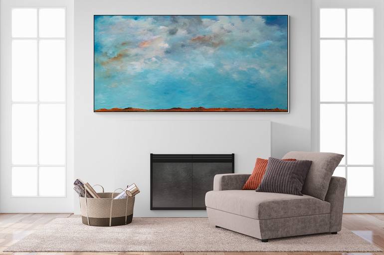 Original Abstract Landscape Painting by Tania Chanter