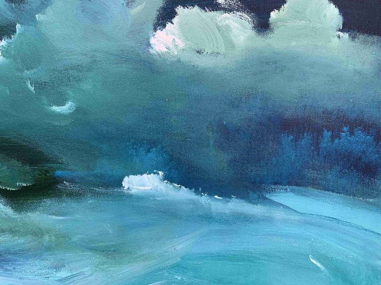 Original Abstract Seascape Painting by Tania Chanter
