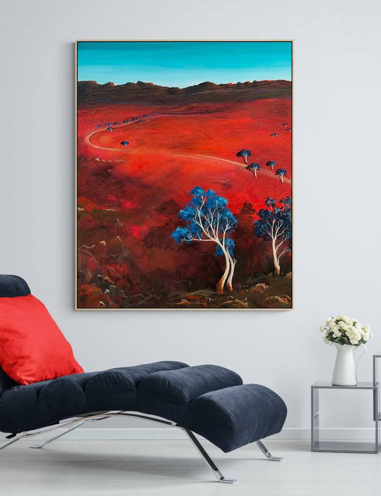 Original Abstract Landscape Painting by Tania Chanter