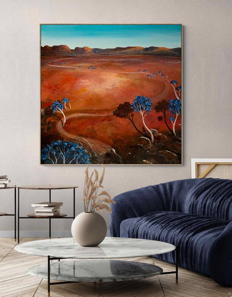 Original Abstract Landscape Painting by Tania Chanter