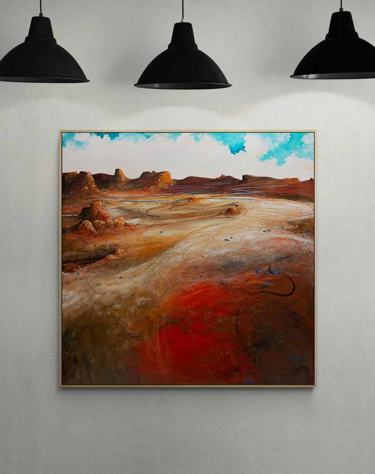 Original Abstract Landscape Painting by Tania Chanter