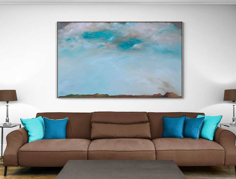 Original Abstract Landscape Painting by Tania Chanter