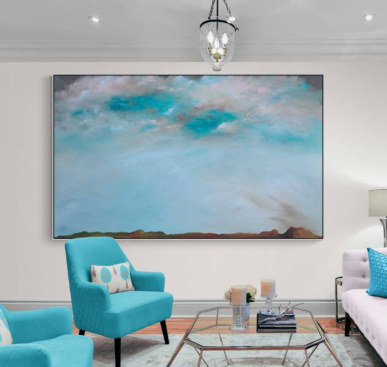 Original Abstract Landscape Painting by Tania Chanter