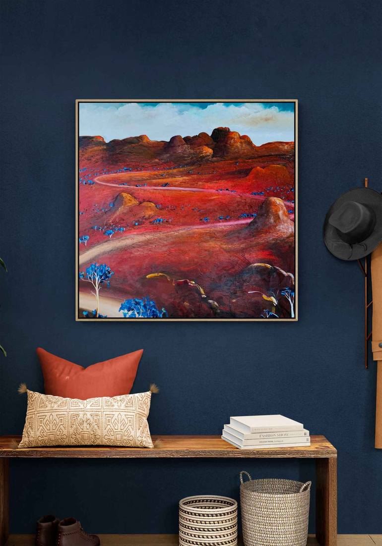 Original Abstract Landscape Painting by Tania Chanter