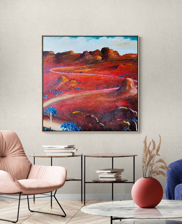 Original Abstract Landscape Painting by Tania Chanter