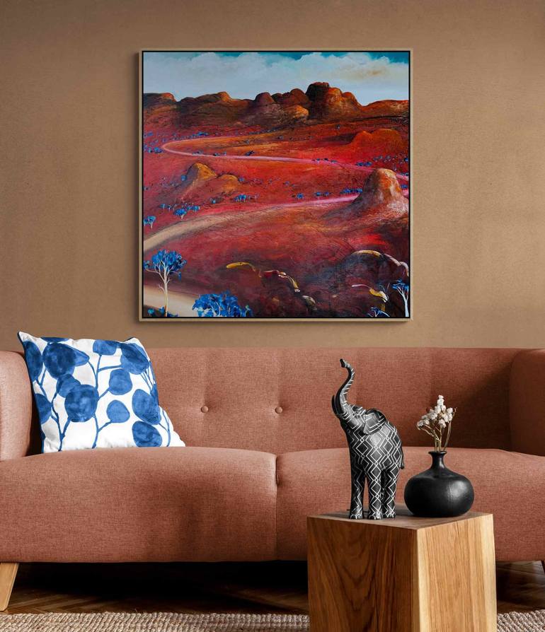 Original Abstract Landscape Painting by Tania Chanter