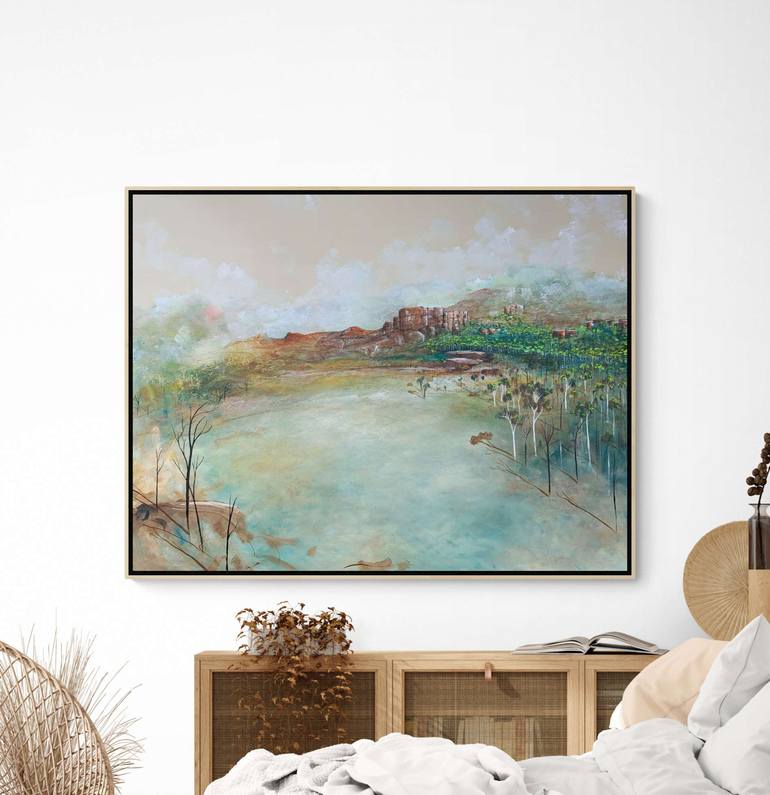 Original Abstract Landscape Painting by Tania Chanter