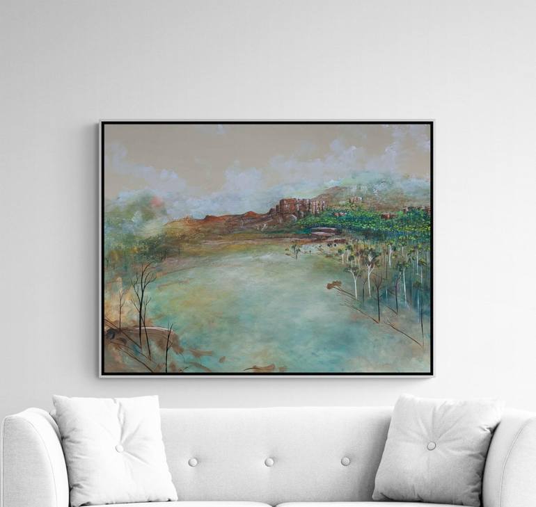 Original Abstract Landscape Painting by Tania Chanter