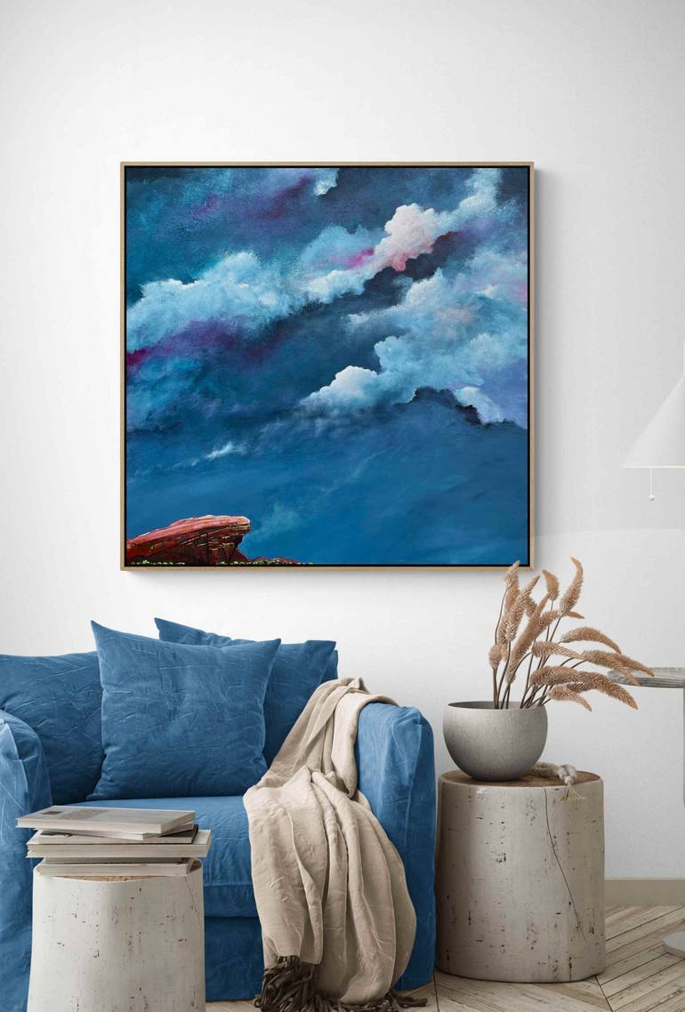 Original Abstract Landscape Painting by Tania Chanter