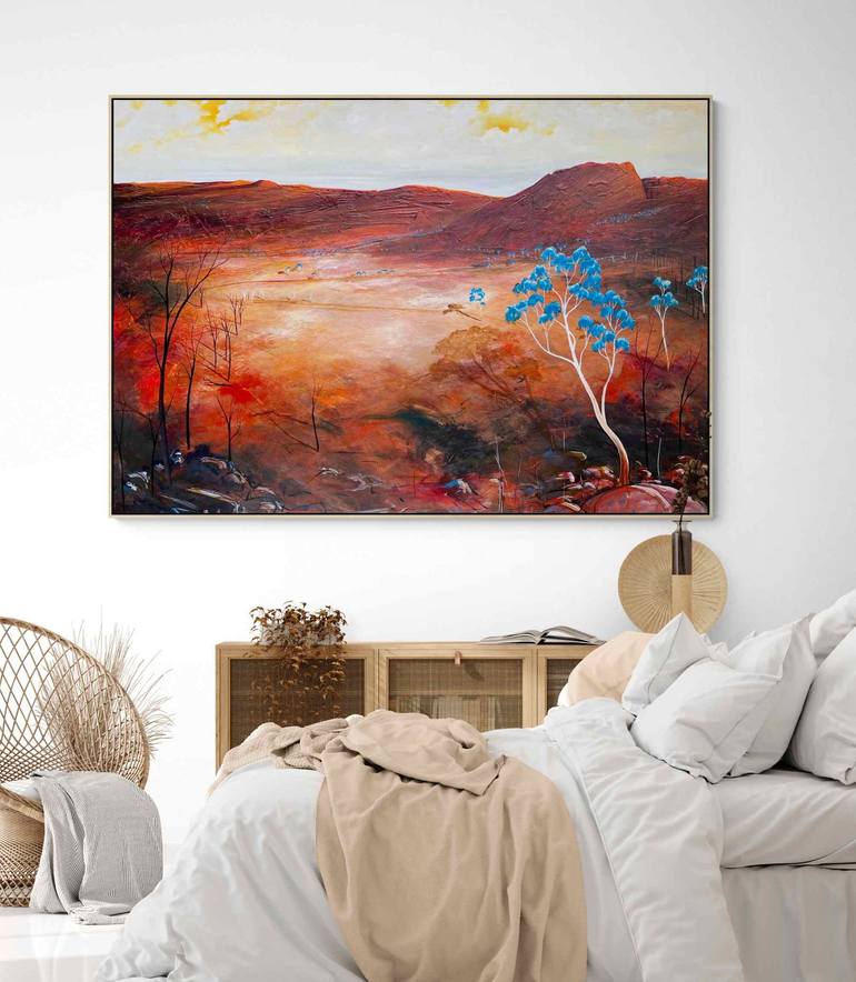 Original Abstract Landscape Painting by Tania Chanter