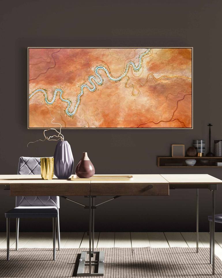 Original Abstract Landscape Painting by Tania Chanter