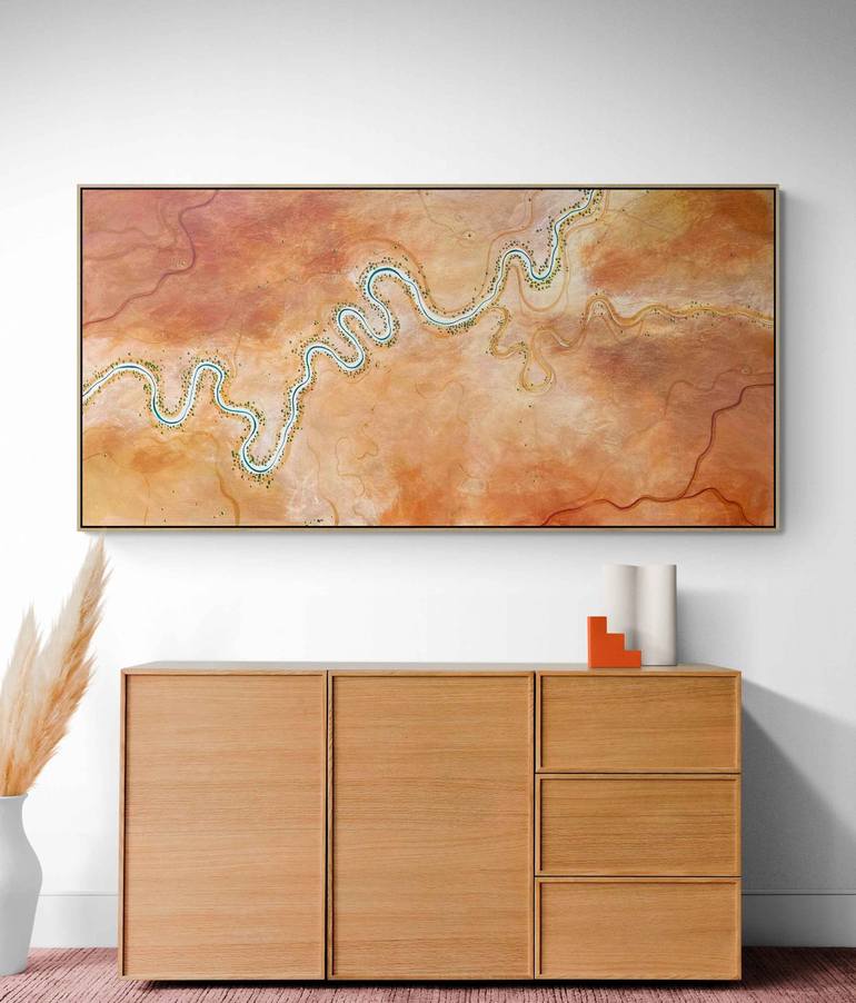 Original Abstract Landscape Painting by Tania Chanter