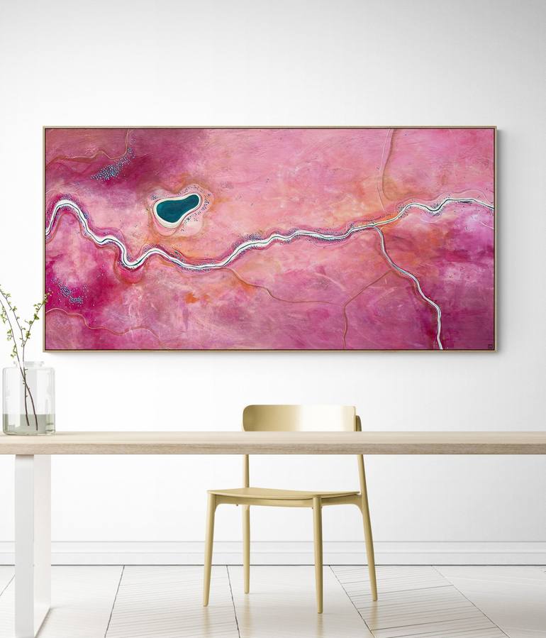 Original Abstract Aerial Painting by Tania Chanter