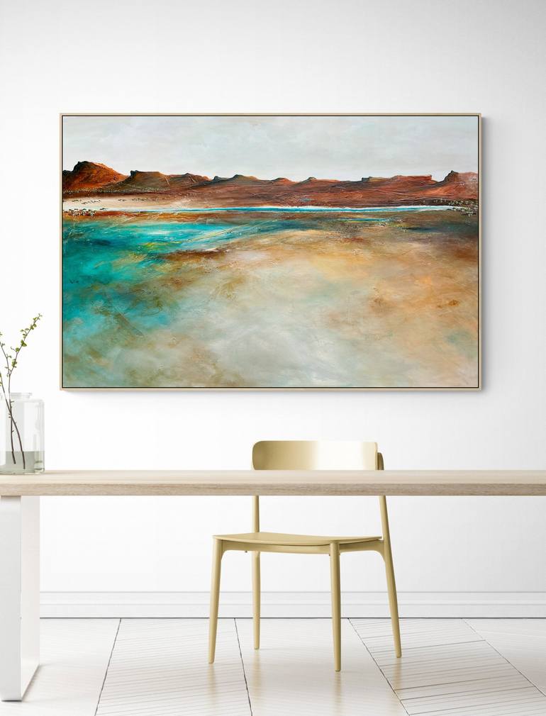 Original Abstract Landscape Painting by Tania Chanter