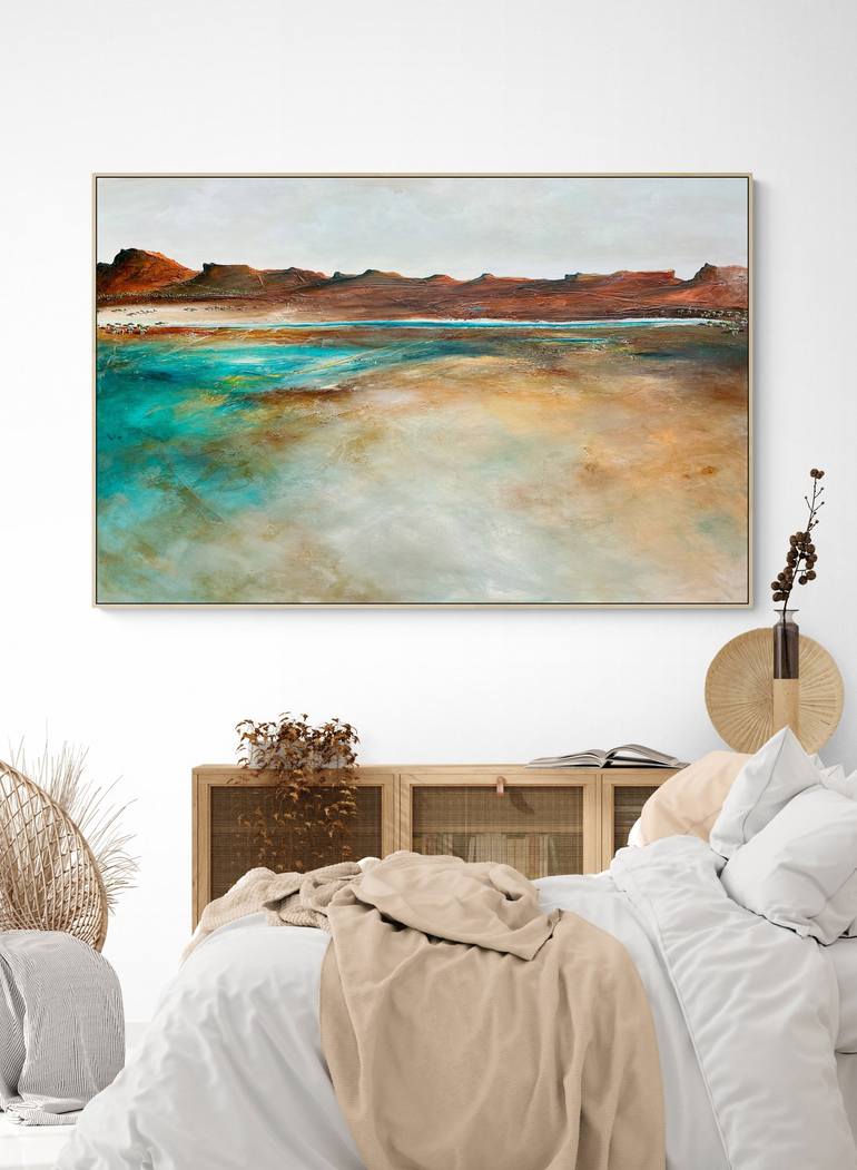 Original Abstract Landscape Painting by Tania Chanter