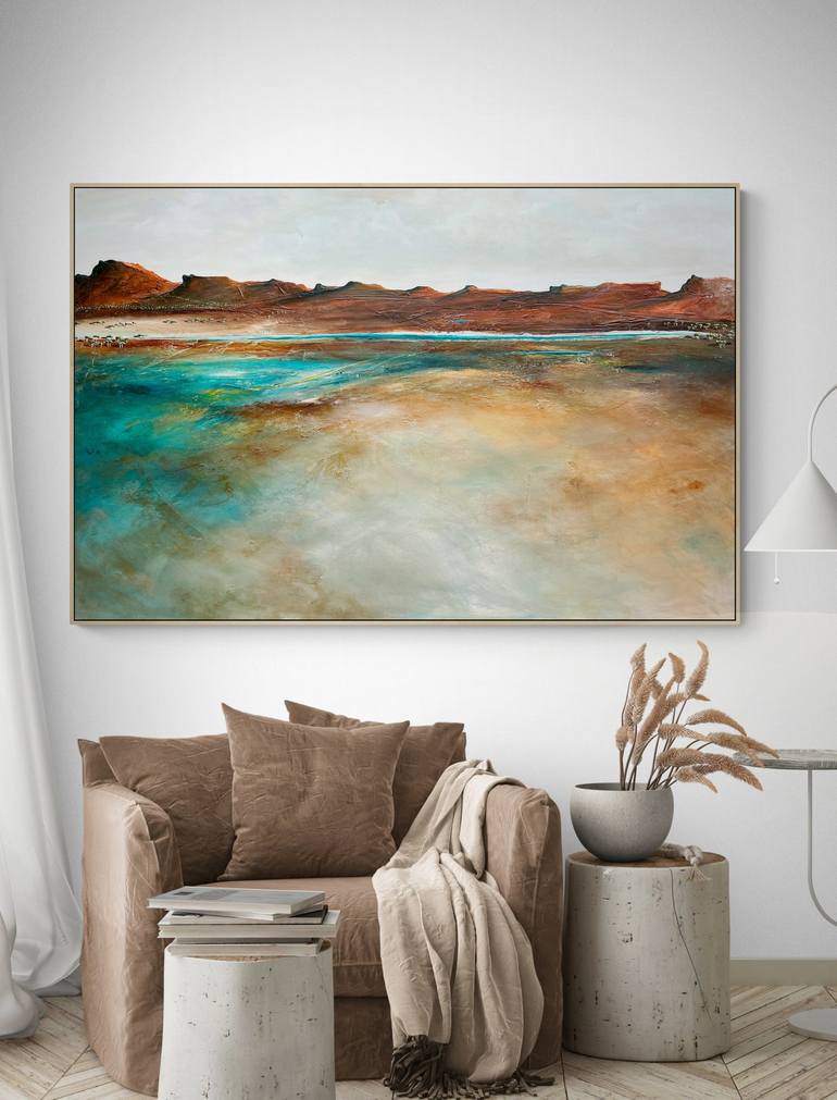 Original Abstract Landscape Painting by Tania Chanter