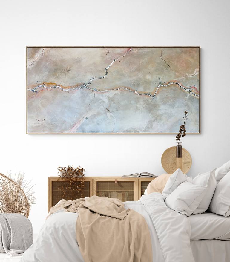 Original Abstract Aerial Painting by Tania Chanter