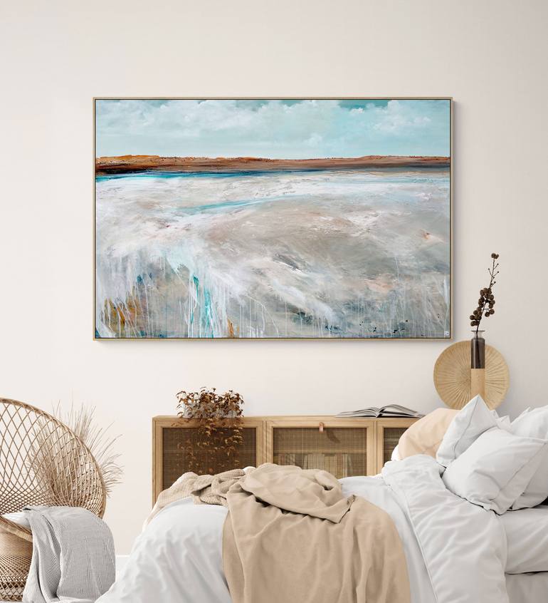 Original Abstract Seascape Painting by Tania Chanter