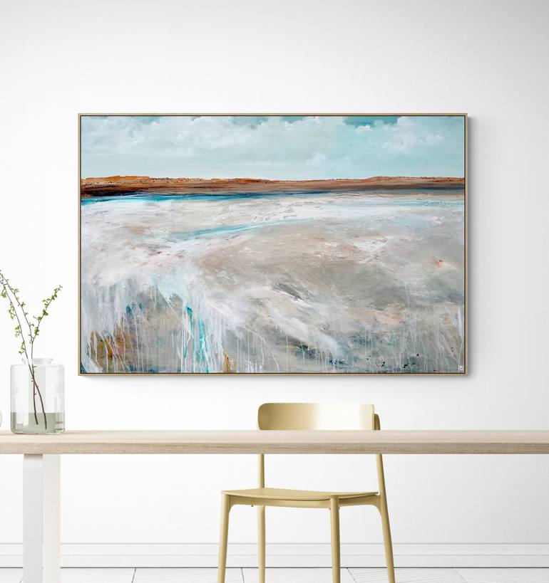 Original Abstract Seascape Painting by Tania Chanter