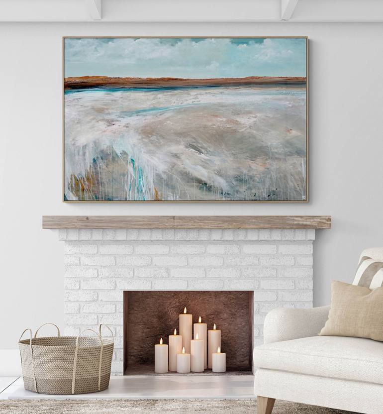 Original Abstract Seascape Painting by Tania Chanter