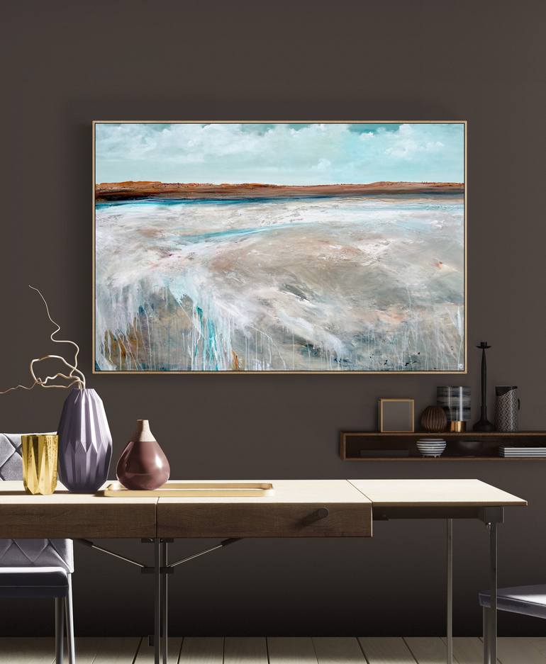 Original Abstract Seascape Painting by Tania Chanter