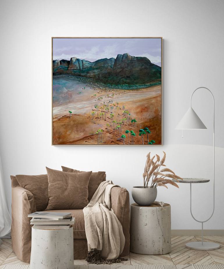 Original Abstract Landscape Painting by Tania Chanter