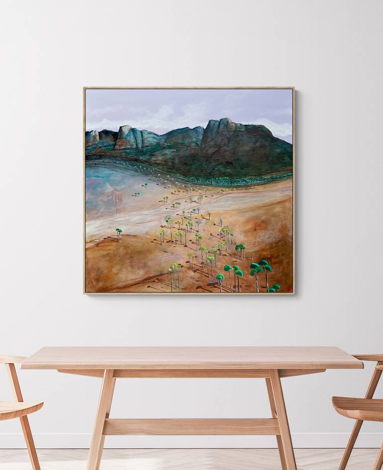 Original Abstract Landscape Painting by Tania Chanter