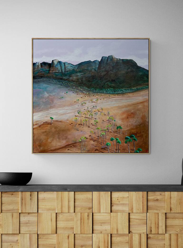 Original Abstract Landscape Painting by Tania Chanter