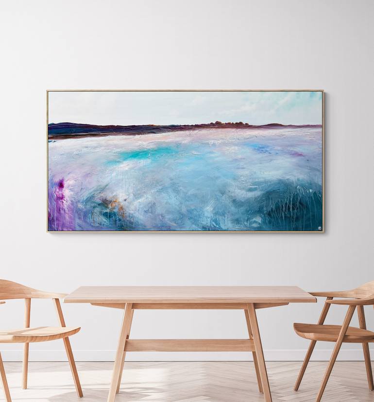 Original Abstract Seascape Painting by Tania Chanter